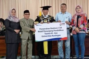 Melalui CSR, BRI Kuningan Bantu Uniku 580 Juta